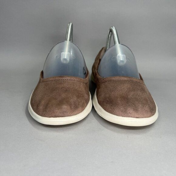 Skechers Shoes Women's Size 7.5 Walk Lite GOGA Max Brown Ballet Comfort Flats - Picture 2 of 13